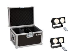 EUROLITE Set 2x LED CBB-2 COB WW Bar + kotelo