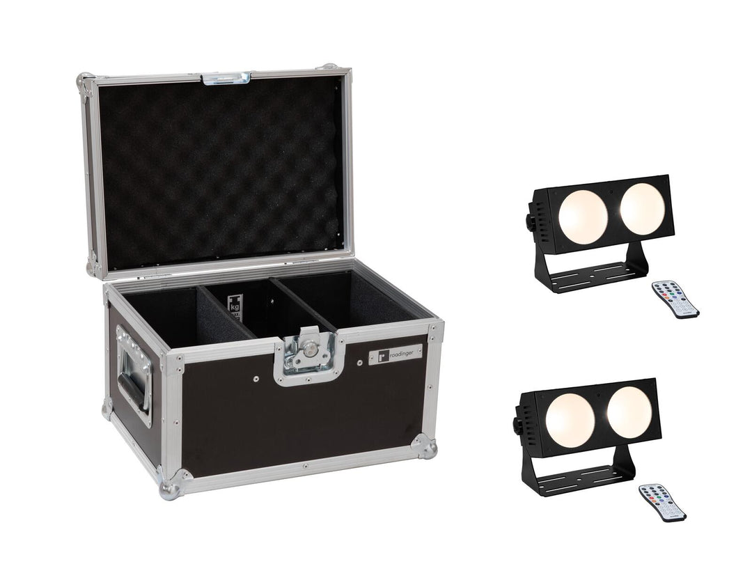 EUROLITE Set 2x LED CBB-2 COB WW Bar + kotelo