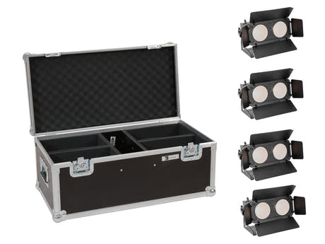 EUROLITE Set 4x LED CBB-2 WW/CW Fairlight + case