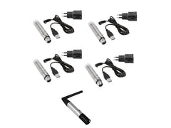 EUROLITE Set QuickDMX 1x Transmitter + 4x AKKU Receiver