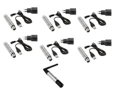EUROLITE Set QuickDMX 1x Lähetin + 6x AKKU Vastaanotin