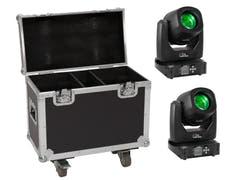 EUROLITE Setti 2x LED TMH-B90 + Case with wheels