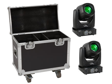 EUROLITE Setti 2x LED TMH-B90 + Case with wheels