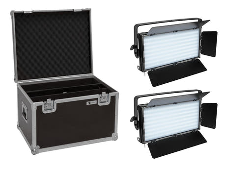 EUROLITE Set 2x LED PLL-480 QCL -paneeli + kotelo
