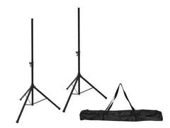 OMNITRONIC Set 2x M-3 Kaiutinjalusta + Kuljetuspussi