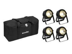 EUROLITE Set 4x LED PARty Spot COB + pehmeä laukku
