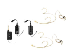 OMNITRONIC Set FAS TWO + 2x BP + 2x kuulokemikrofoni 660-690Mhz