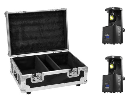 EUROLITE-setti 2x LED TSL-150 Scan COB + laukku