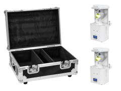 EUROLITE Setti 2x LED TSL-350 Scan COB white + Case