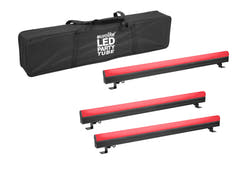 EUROLITE Setti 3x AKKU PT-100/32 Pixel DMX Putki + Pehmeä Laukku