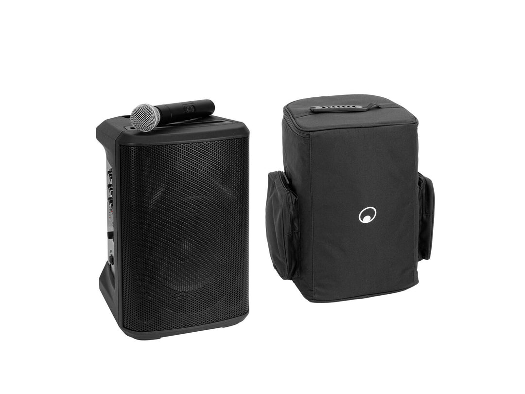 OMNITRONIC Set PORTY-8A Langaton PA-järjestelmä + Soft Bag