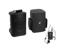OMNITRONIC Set PORTY-8A langaton PA-järjestelmä + Bodypack-lähetin incl. Headset + Soft Bag