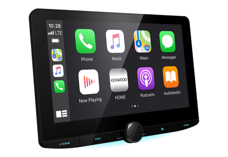 Kenwood DMX9720XDS Multimedia-soitin langattomalla Apple CarPlaylla (10.1")
