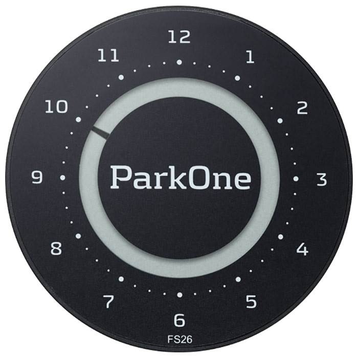 ParkOne2 Pysäköintikiekko (Musta)