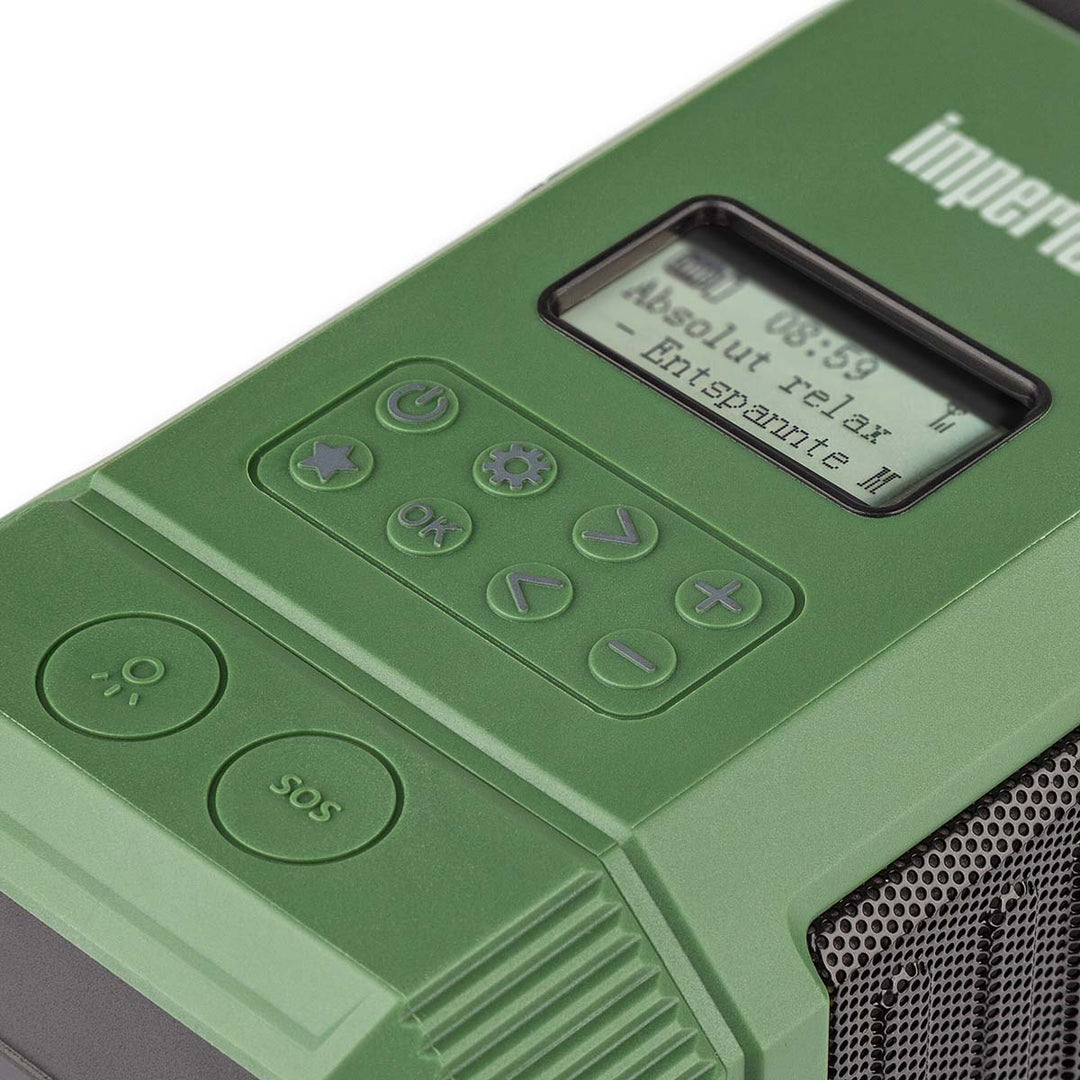 DABMAN OR 3 Paristokäyttöinen DAB+/FM-ulkoradio Bluetoothilla