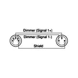 Sovitinkaapeli DMX XLR uros 3-pinninen XLR naaras 5-pinninen