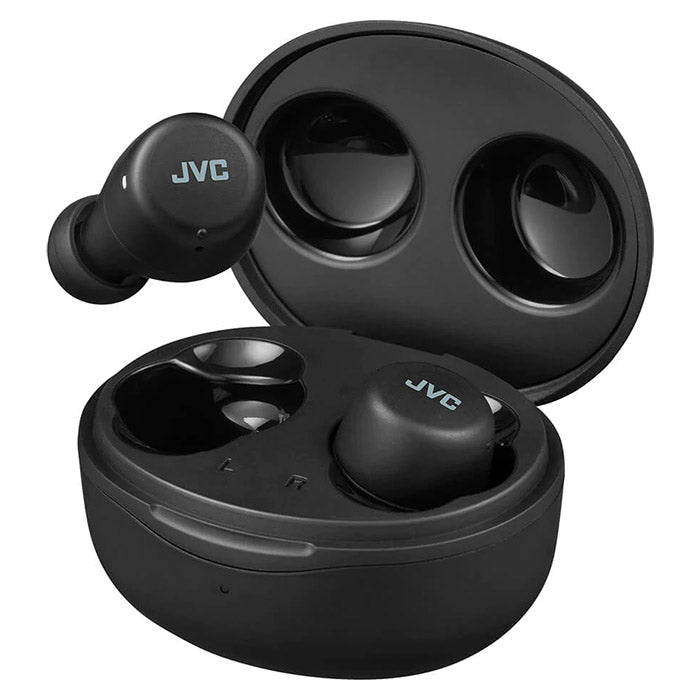 JVC HAA6TBU mustat true wireless -kuulokkeet