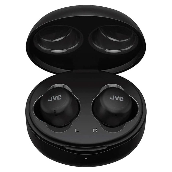 JVC HAA6TBU mustat true wireless -kuulokkeet