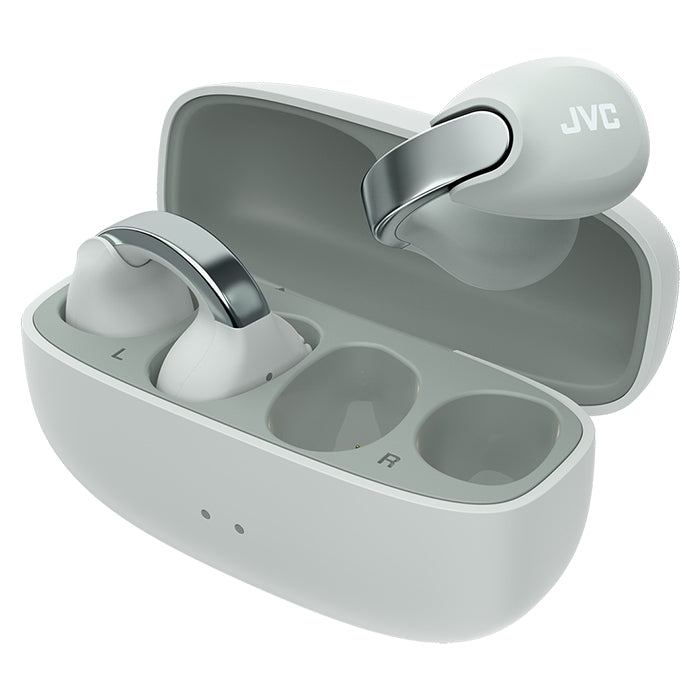 JVC Nearphones HA-NP1T Open Ear Headphones jäänharmaa