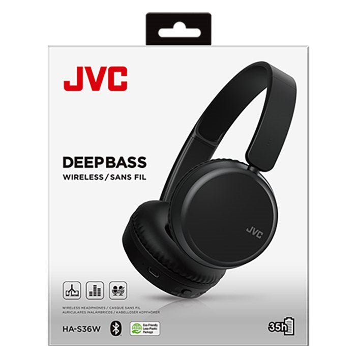 JVC HAS36WBU - Bluetooth-kuulokkeet (musta)