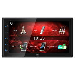 JVC KW-M27DBT 2-DIN-autosoitin DAB+:lla