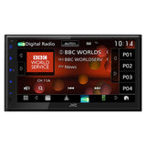 JVC KW-M695DBW Appradio Apple Carplay ja Android Auto