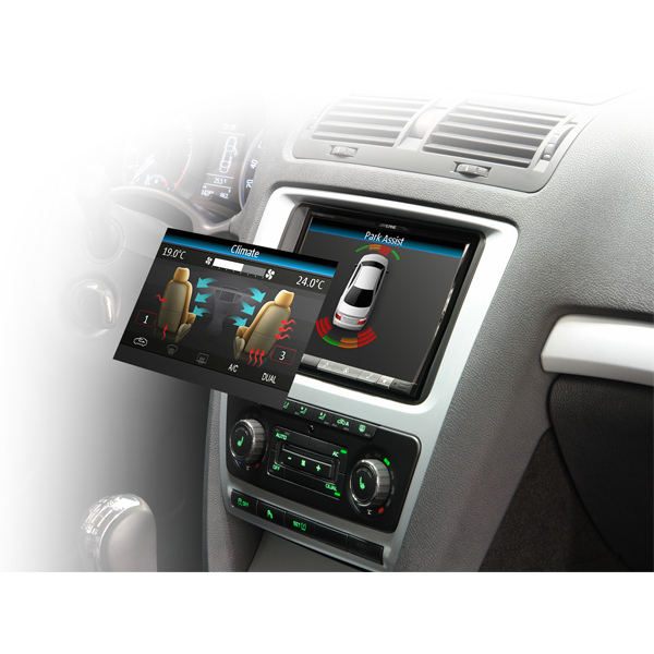 Alpine can videolle VW (ilmastoinnin ohjaus)