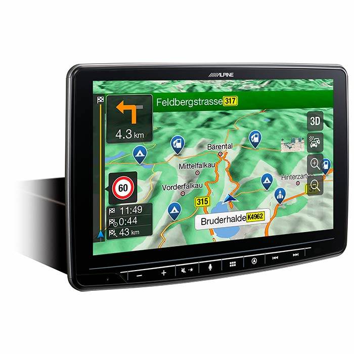 Alpine HALO9 INE-F904D Apple Carplay, Navigointi, Android ja Bluetooth