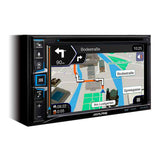 Alpine INE-W611DC 2-DIN-multimedia-asema kuorma-autokartalla