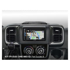 Alpine KIT-7FI-DU8 -sarja 7" Fiat Ducato malliin 8 2022-