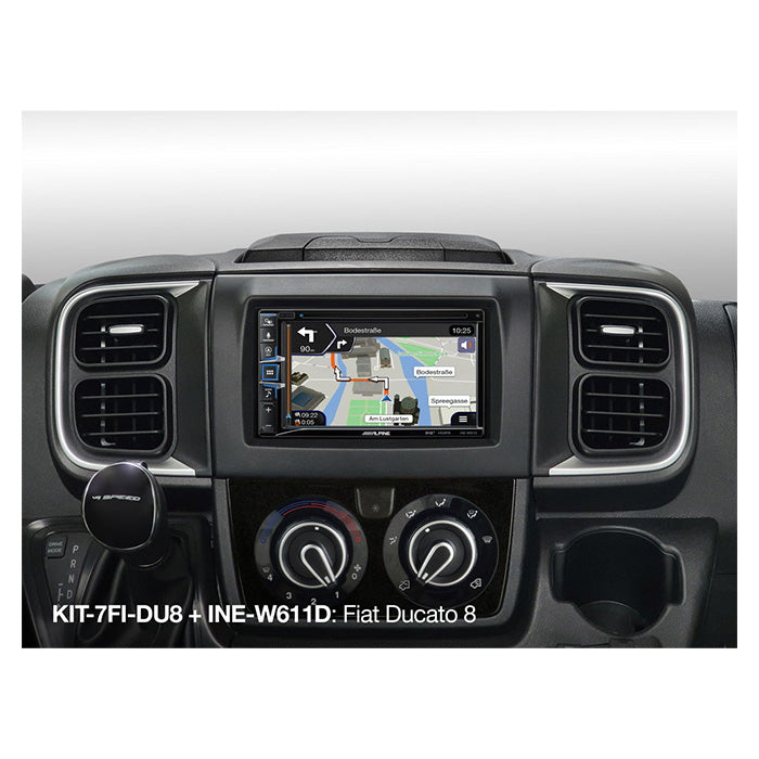 Alpine KIT-7FI-DU8 -sarja 7" Fiat Ducato malliin 8 2022-
