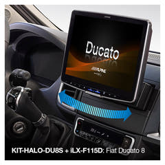 Alpine-sarja Halo 9- ja 11-malleille Fiat Ducato 8:aan