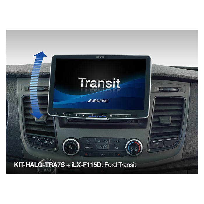 Alpine-sarja HALO 9- ja HALO 11 -laitteille Ford Transit Custo