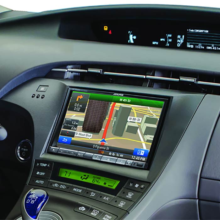 2-DIN 8" -asennussarja Toyota prius -malliin 2009-2012