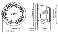 Alpine R2-W10D2 Type-R -subwoofer 10" 2 Ohm