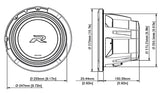 Alpine R2-W10D2 Type-R -subwoofer 10" 2 Ohm