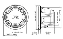 Alpine R2-W10D4 Type-R -subwoofer 10" 4 ohmia