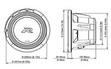 Alpine R2-W10D4 Type-R -subwoofer 10" 4 ohmia