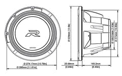 Alpine R2-W12D4 Type-R subwoofer 12" 4 ohmia