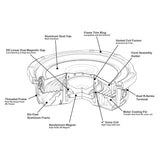 Alpine RS-W10D4 Shallow Type-R -subwoofer 10" 4+4 Ohm