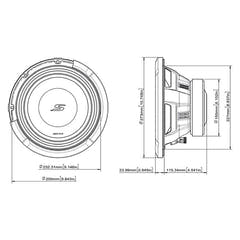 Alpine S2-W10D2 10" kaksoispuhekelainen subwoofer 2 ohm