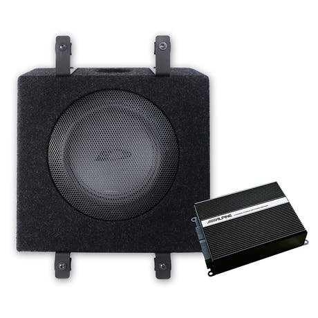 Alpine DSP ja Subwoofer MB Sprinter W907/W910 -malleihin
