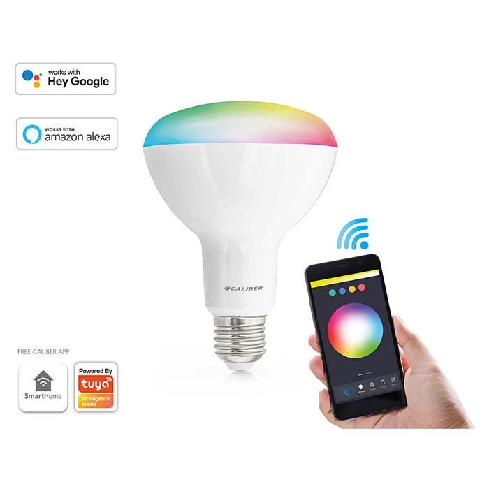 Caliber BR30 Smart Home LED-lamppu, valkoinen/monivärinen