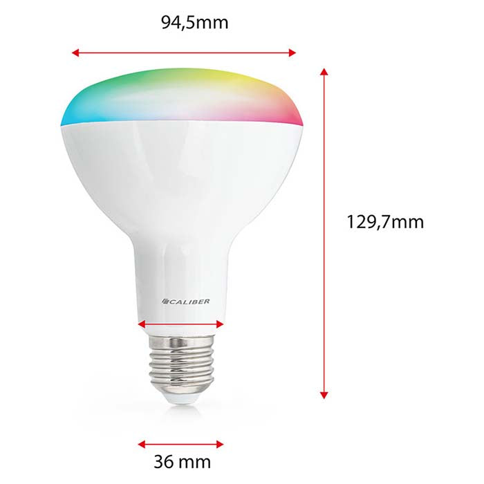 Caliber BR30 Smart Home LED-lamppu, valkoinen/monivärinen