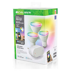 Caliber GU10 Smart Home -aloituspakkaus LED-lampuilla