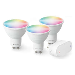 Caliber GU10 Smart Home -aloituspakkaus LED-lampuilla