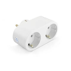Caliber Wi-Fi Smart Home -pistoke, 2 liitäntää