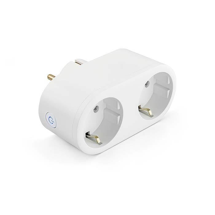 Caliber Wi-Fi Smart Home -pistoke, 2 liitäntää
