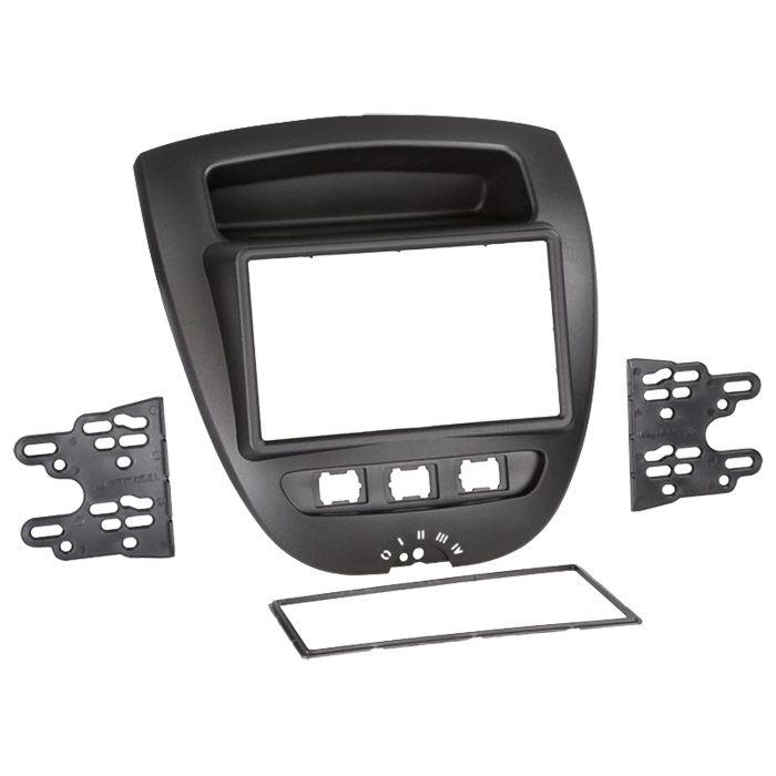 2-DIN Kehys Aygoon, C1:een ja Peugeot 107:ään 2004-2014