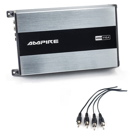 Ampire-vahvistin 4x 110 Watt, Class D